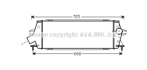 AVA QUALITY COOLING Starpdzesētājs RTA4456